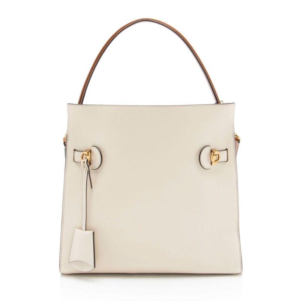 Tory Burch Leather Lee Radziwill Double Satchel - Picture 3 of 15